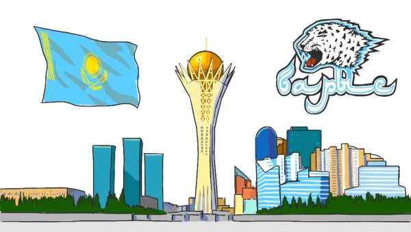 Монумент Байтерек рисунок