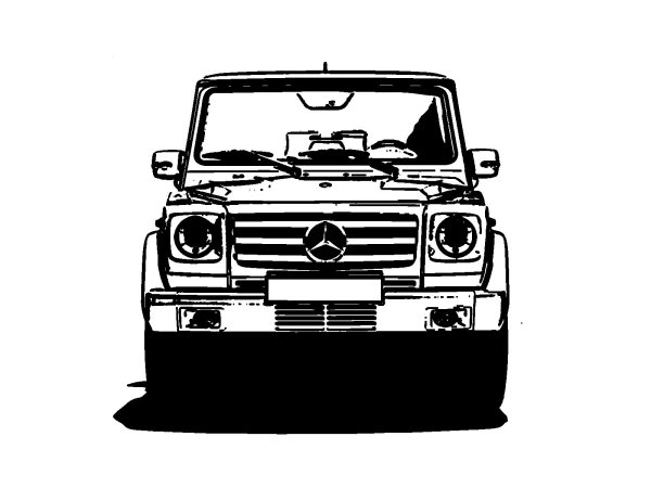 Гелендваген АМГ 63 рисунок