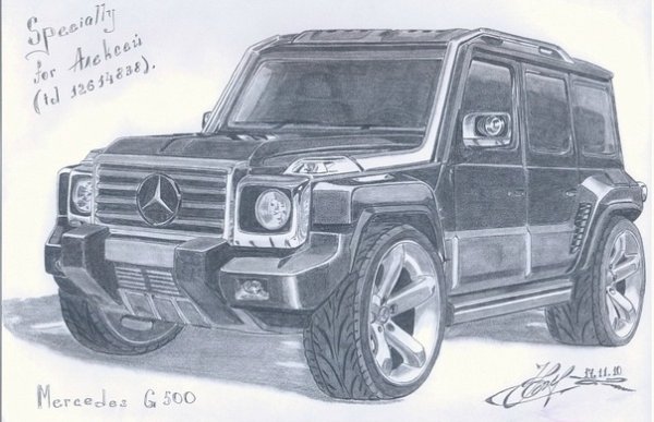 Mercedes Benz g65 чертежи