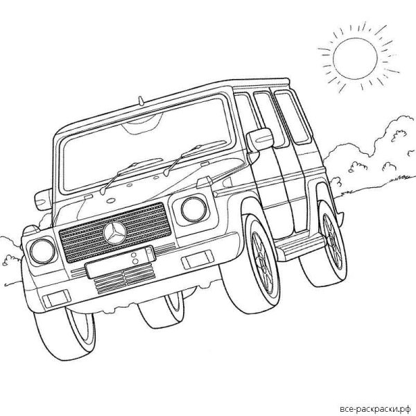 Гелендваген 63 рисунок