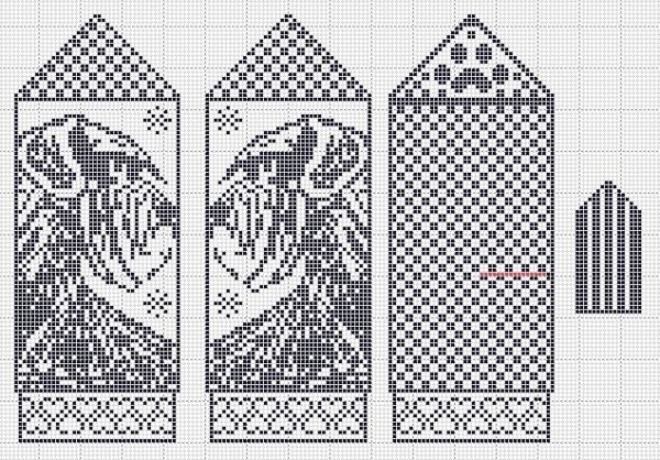 Варежки рисунок