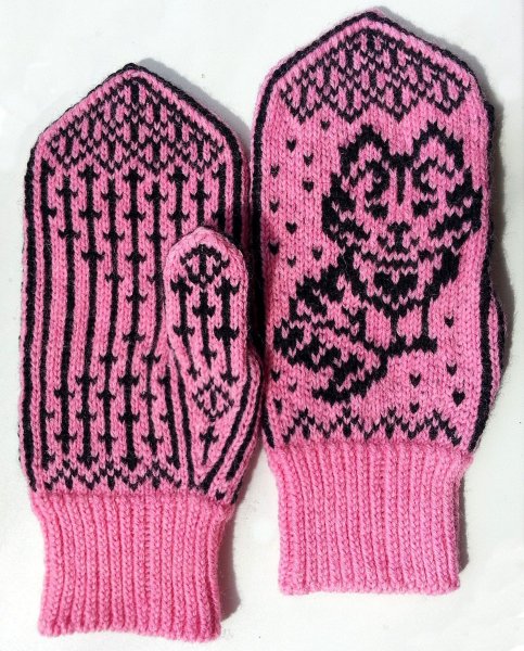 Орнамент на детские варежки