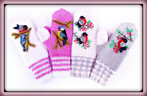 Варежки узоры для детей