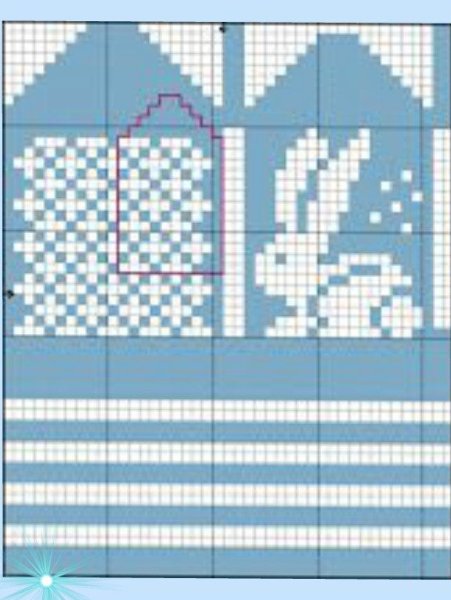 Детский жаккард для варежек