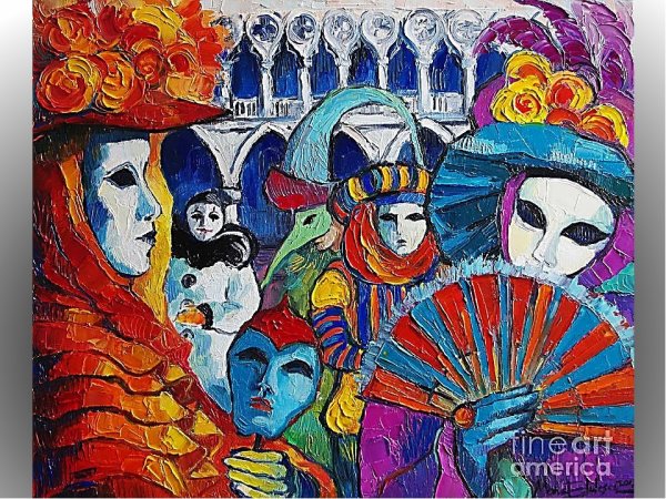 Венецианский карнавал композиция ДХШ