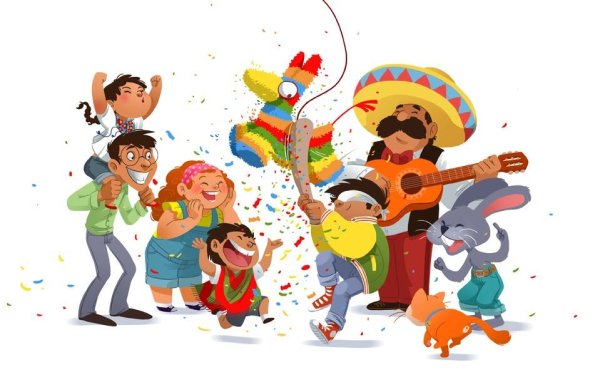 Детский карнавал вектор