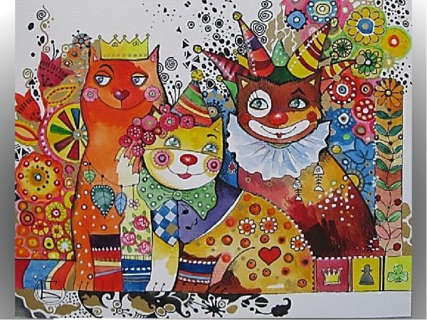 Новогодний карнавал в изобразительном искусстве