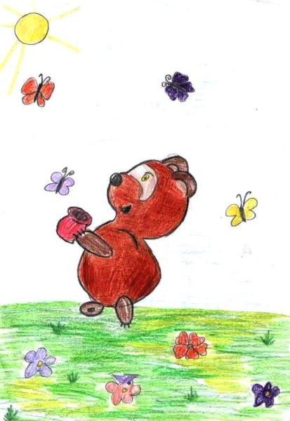 Винни пух для рисования