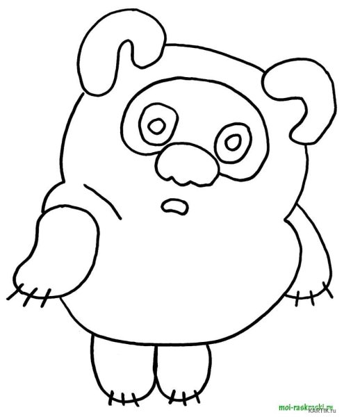 Винни пух рисунок