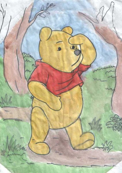 Литературный герой Винни пух