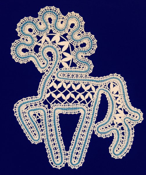 Вологодское кружево ослик сколок