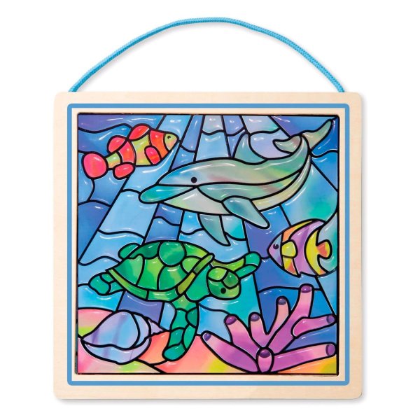 Melissa and Doug витражи мозаика