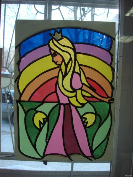 Витраж для детей