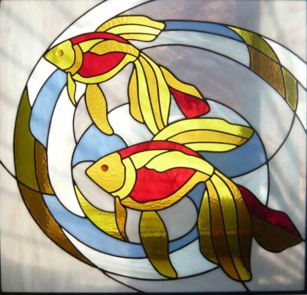 Современное декоративное искусство витраж