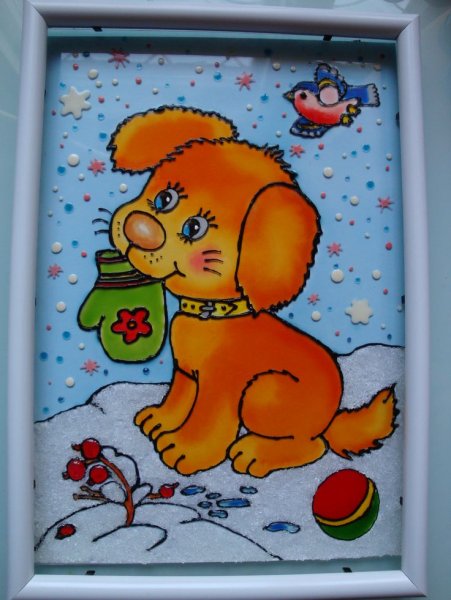 Витраж рыбки