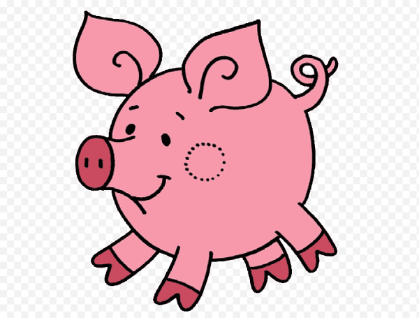 Поросенок рисунок