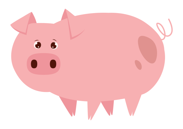 Свинка мультяшная