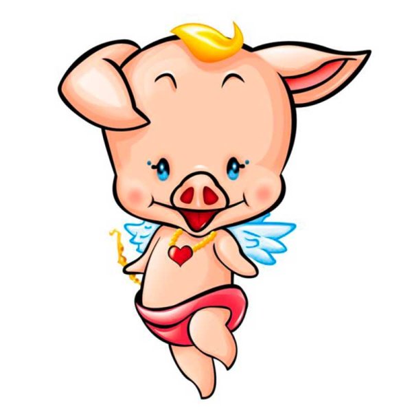 Поросенок мультяшка