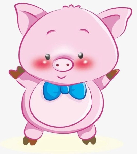 Поросенок мультяшный