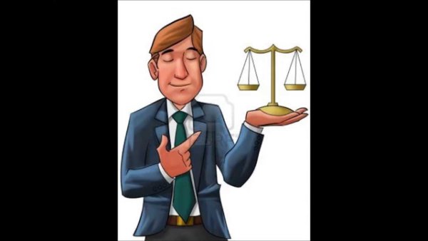 Юрист нарисованный