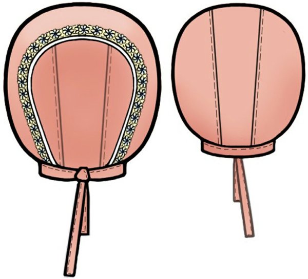 Чепчик нарисованный