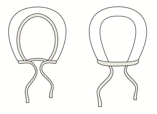 Чепчик раскраска