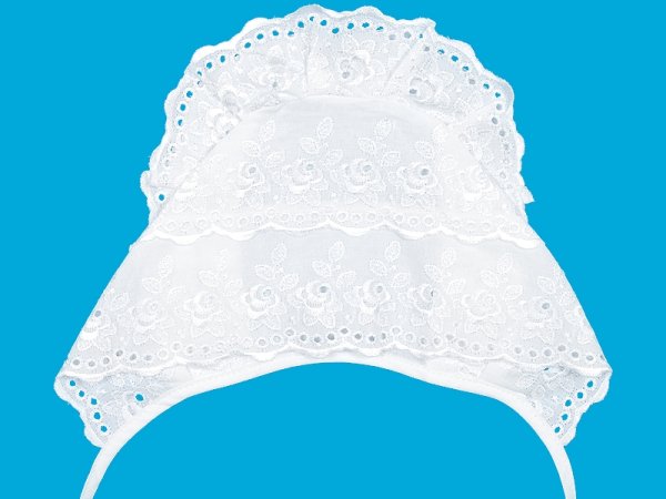 Детский чепчик из шитья