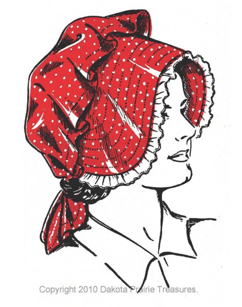 Чепец рисунок