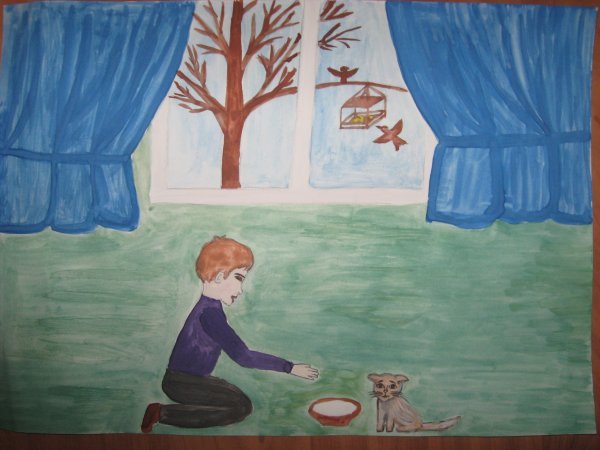 Детские рисунки на тему сопереживание