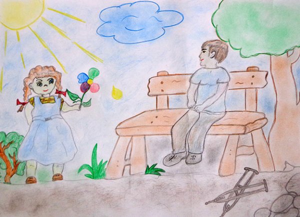 Рисунок на тему сопереживание