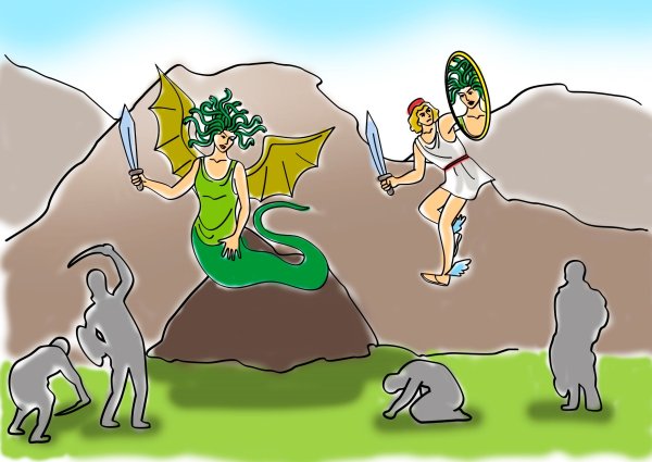 Персей и медуза Горгона