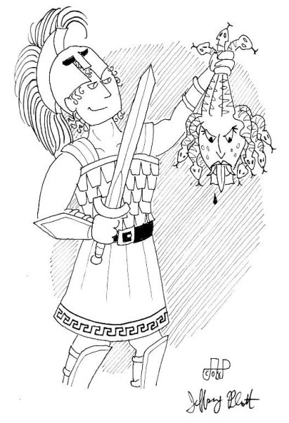 Храбрый Персей Горгона