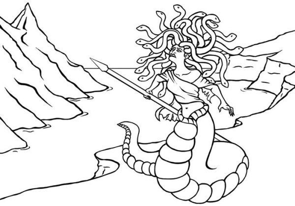 Мифы древней Греции для детей медуза Горгона