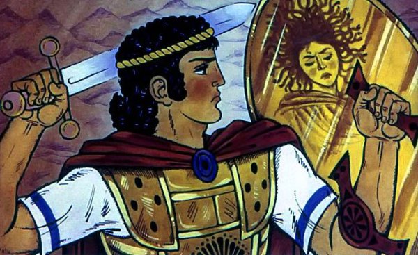 Древняя Греция иллюстрации Персей