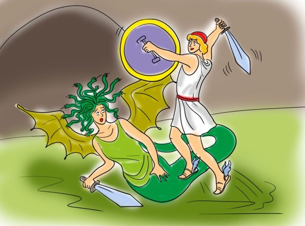 Мифы древней Греции для детей медуза Горгона