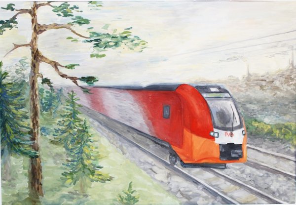 Локомотивы для рисования