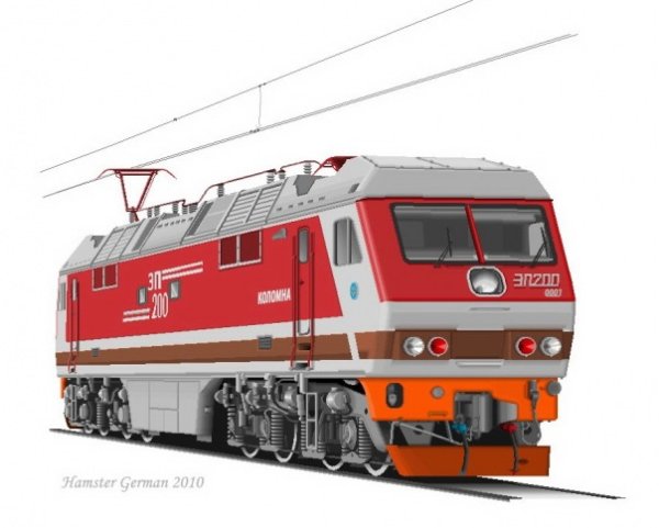 Электровоз эп200 чертеж