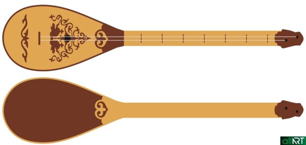 Домбра казахская