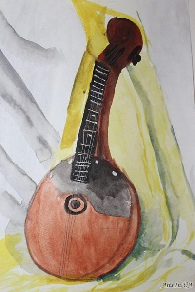 Домбра в живописи