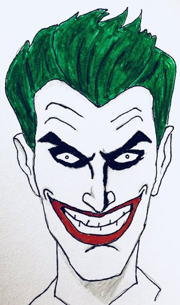 Джокер для срисовки