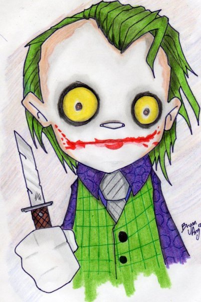 Нарисовать Джокера