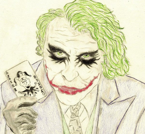 Джокер для срисовки