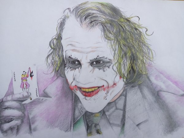 Лёгкие рисунки Джокера