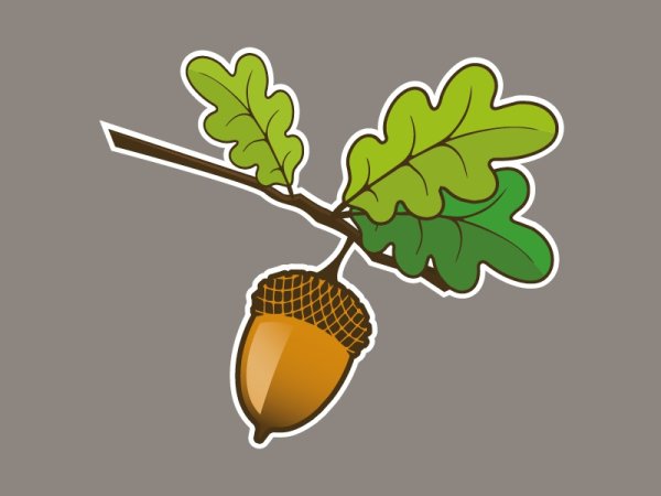 Нарисовать орех