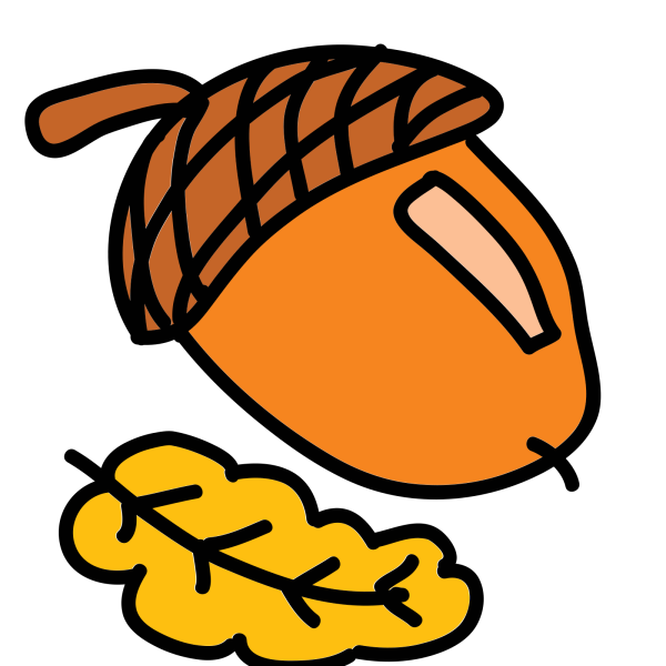 Орех мультяшный