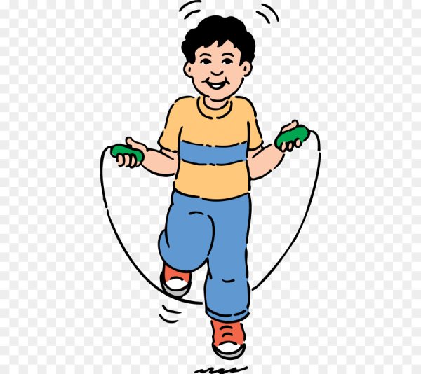 Прыжки через скакалку мультяшный