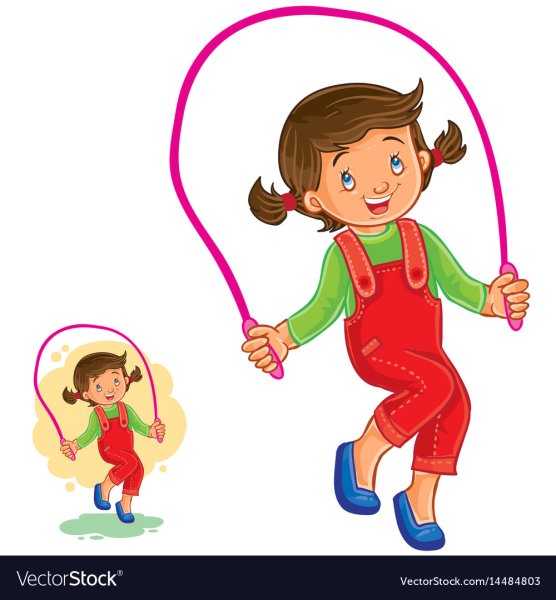 Девочка со скакалкой для детей