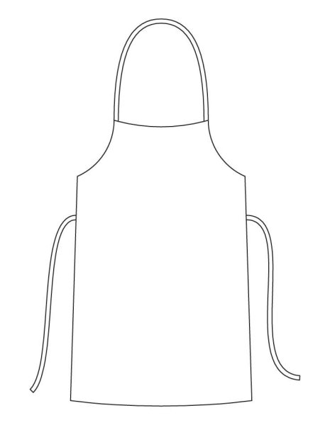 Фартук для разукрашивания