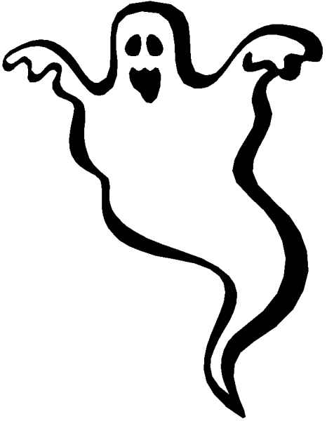 Силуэт привидения