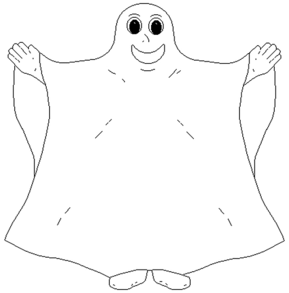 Приведение картинка раскраска